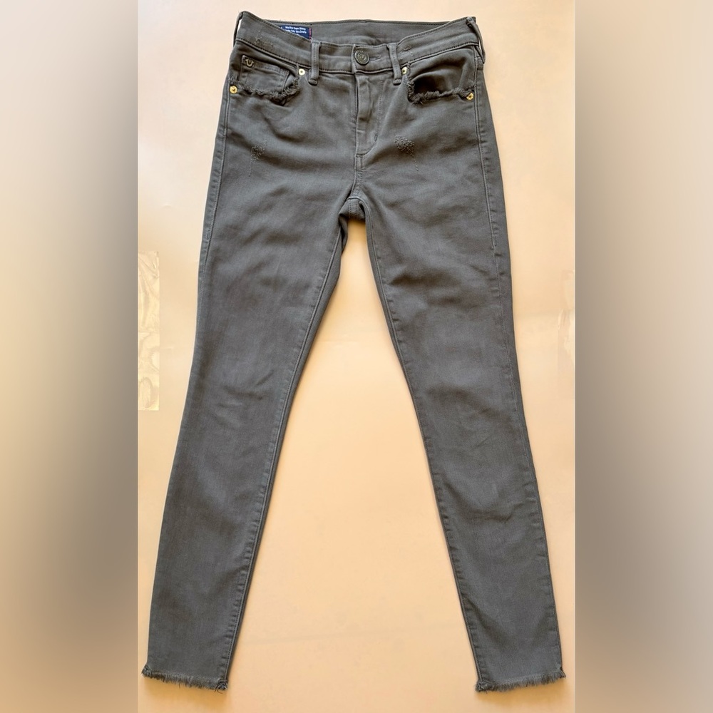 True Religion Halle Mid Rise Super Skinny Jeans [size 24]